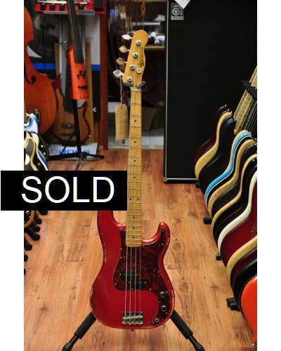 Rebel Relic P Bass Fiesta Red MN
